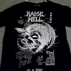 Killstar "Raise Hell" Graphic Long Sleeve Tee